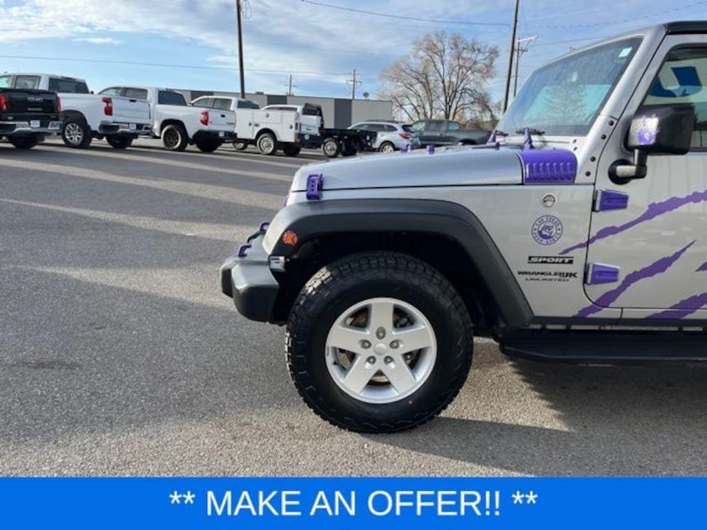 Used 2018 Jeep Wrangler JK Unlimited Sport SUV