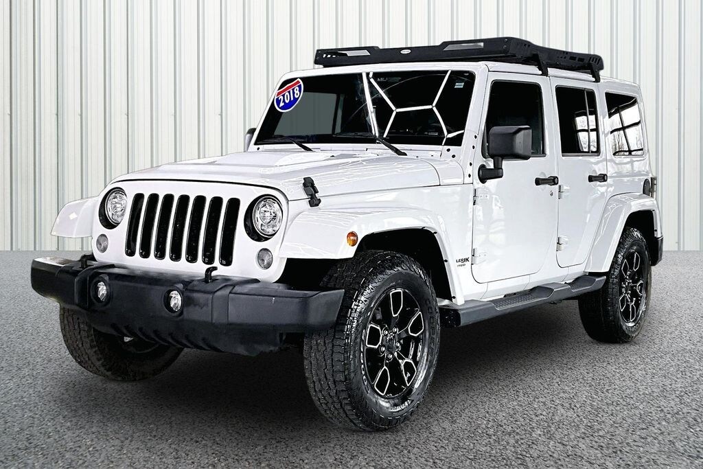 Used 2018 Jeep Wrangler JK Unlimited Sahara 4x4 SUV