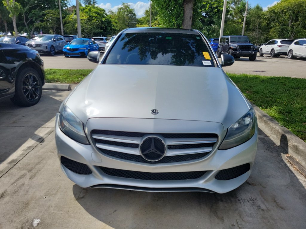 Used 2018 Mercedes-Benz C-Class Sedan C300 with VIN WDDWF4JB7JR389996 for sale in Pembroke Pines, FL