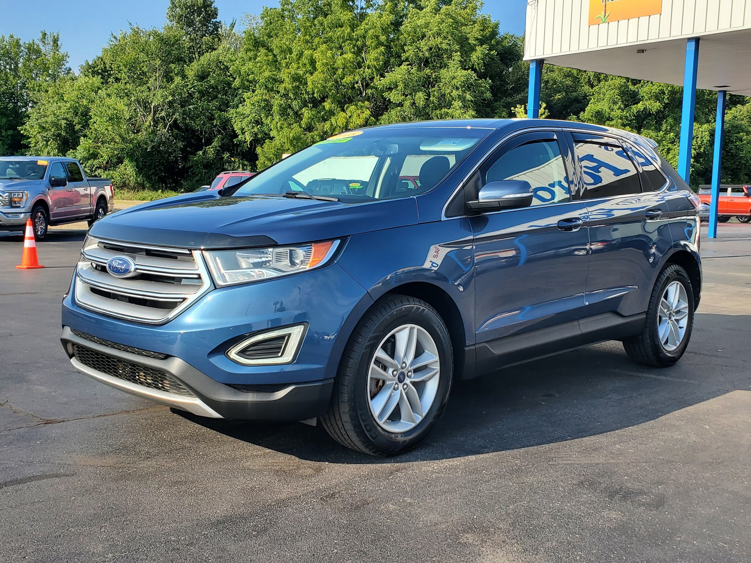 Used 2018 Ford Edge SEL with VIN 2FMPK3J88JBB14970 for sale in Albion, MI