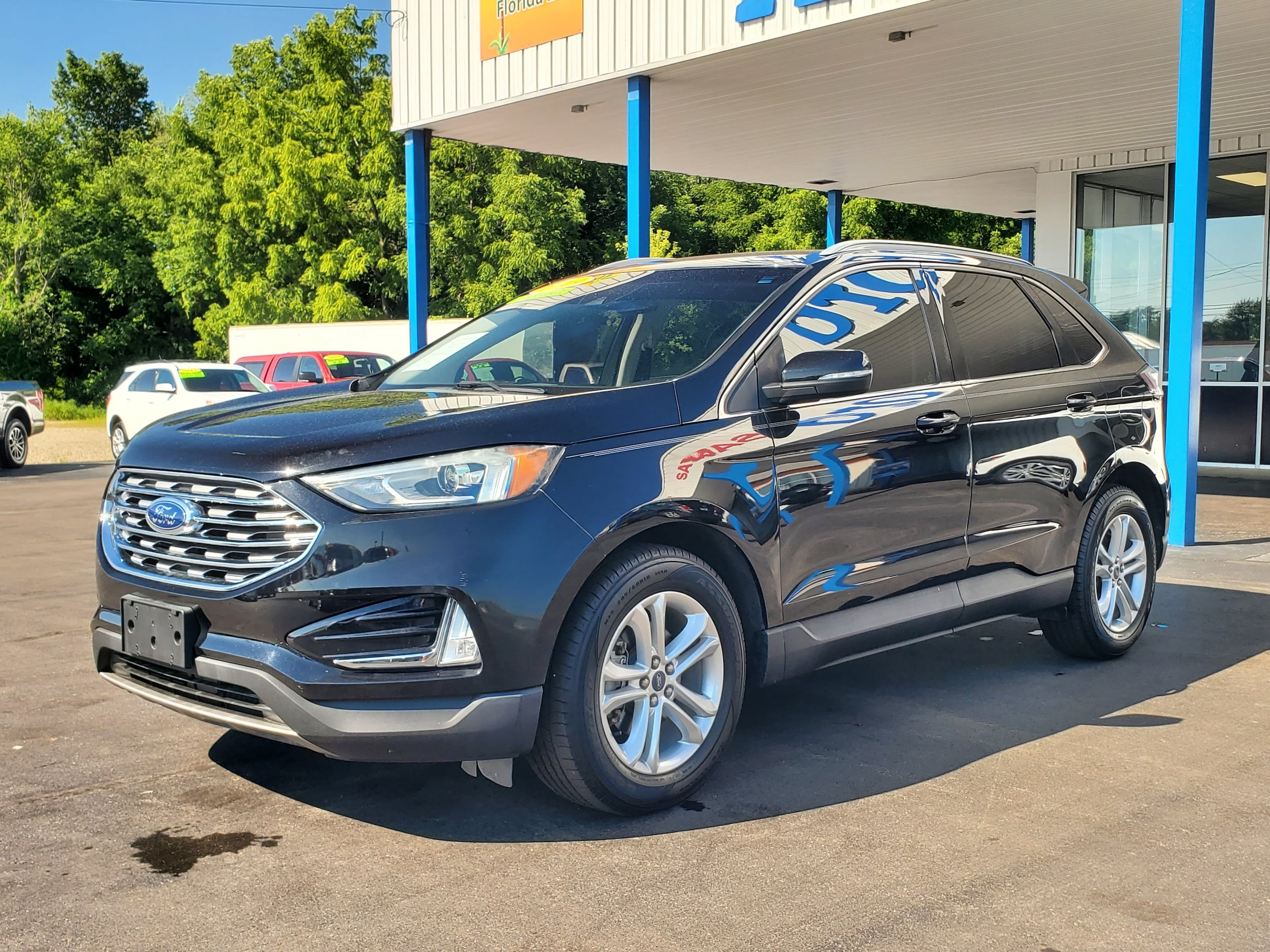 Used 2019 Ford Edge SEL with VIN 2FMPK3J91KBB59758 for sale in Albion, MI