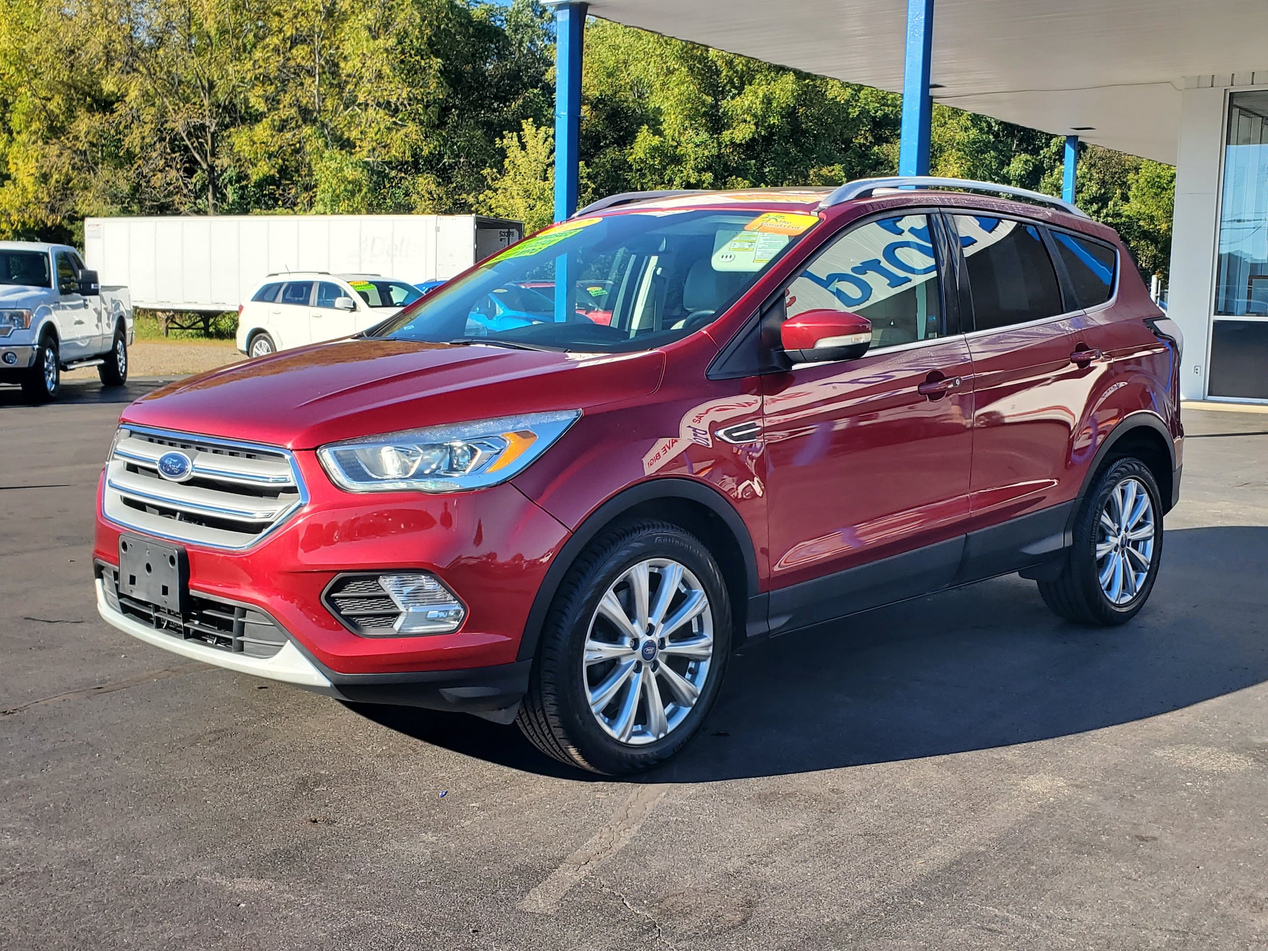 Used 2017 Ford Escape Titanium with VIN 1FMCU9J96HUE81939 for sale in Albion, MI
