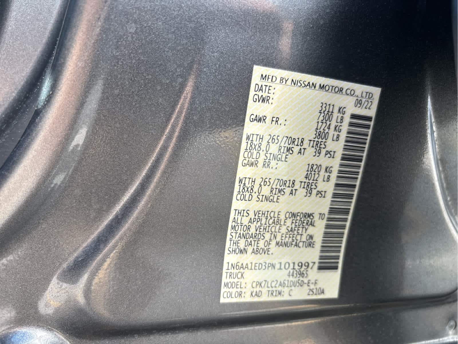 2023 Nissan Titan SV - Photo 30