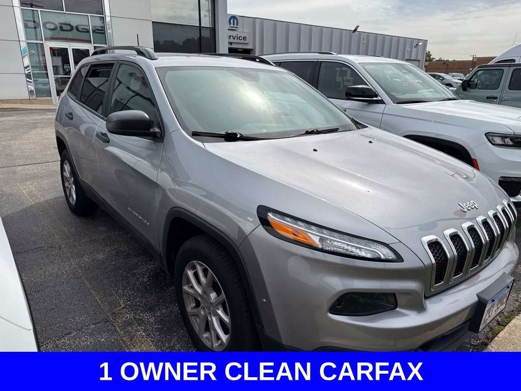 Used 2017 Jeep Cherokee Sport with VIN 1C4PJMAB4HW510220 for sale in Crystal Lake, IL