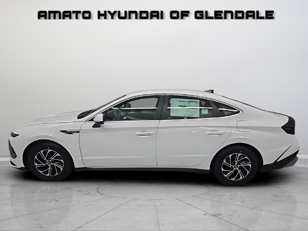 New 2026 Hyundai Sonata Hybrid Blue Sedan