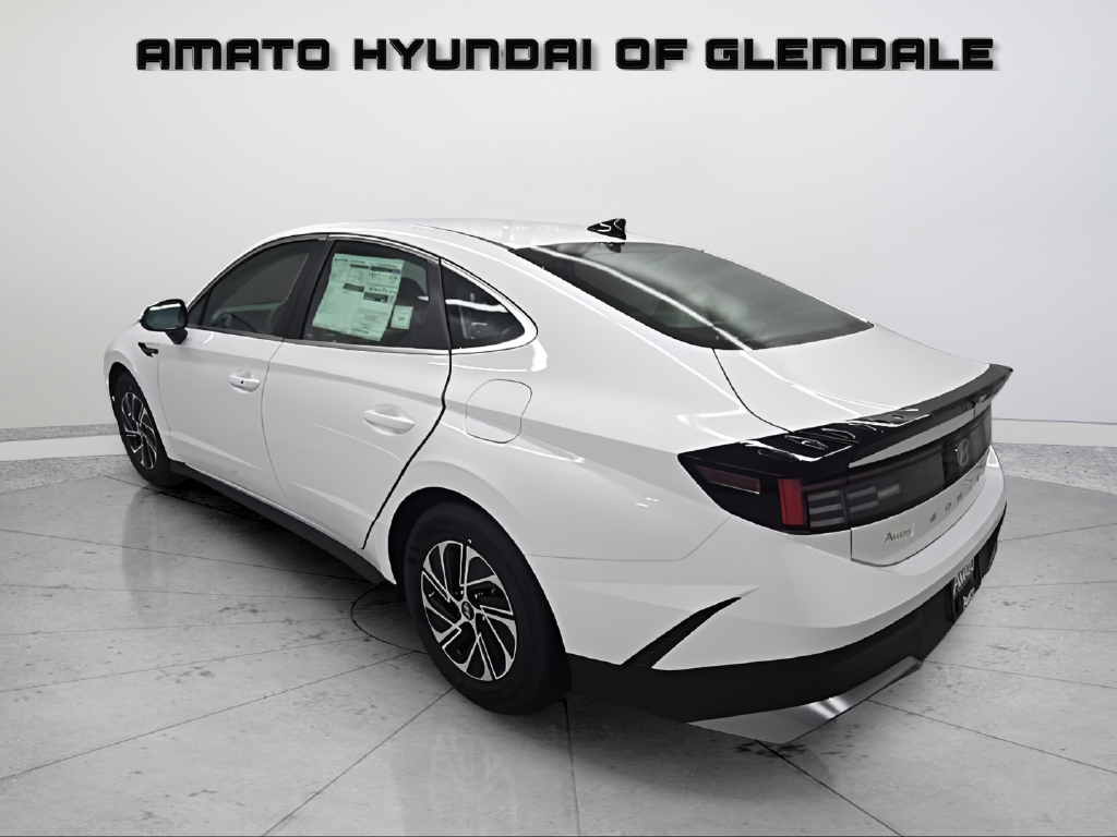 New 2026 Hyundai Sonata Hybrid Blue Sedan