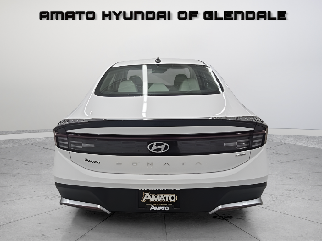 New 2026 Hyundai Sonata Hybrid Blue Sedan