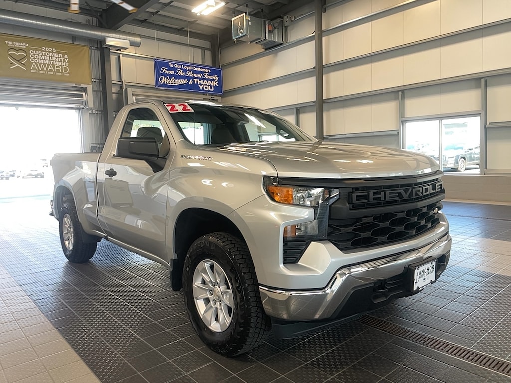 Used 2022 Chevrolet Silverado 1500 WT 4X4 Truck Regular Cab