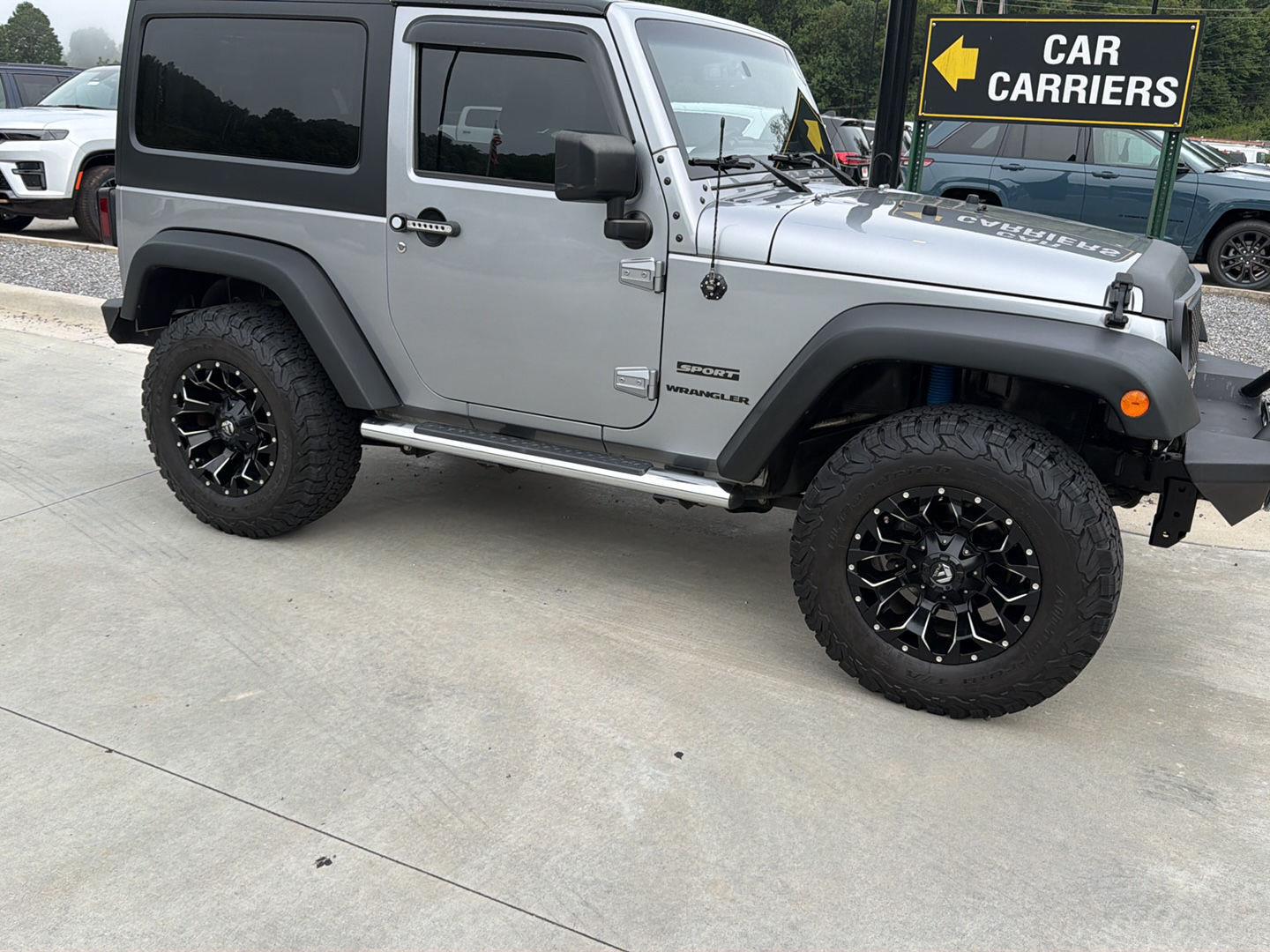 Used 2017 Jeep Wrangler Sport S with VIN 1C4AJWAG1HL630698 for sale in Franklin, NC