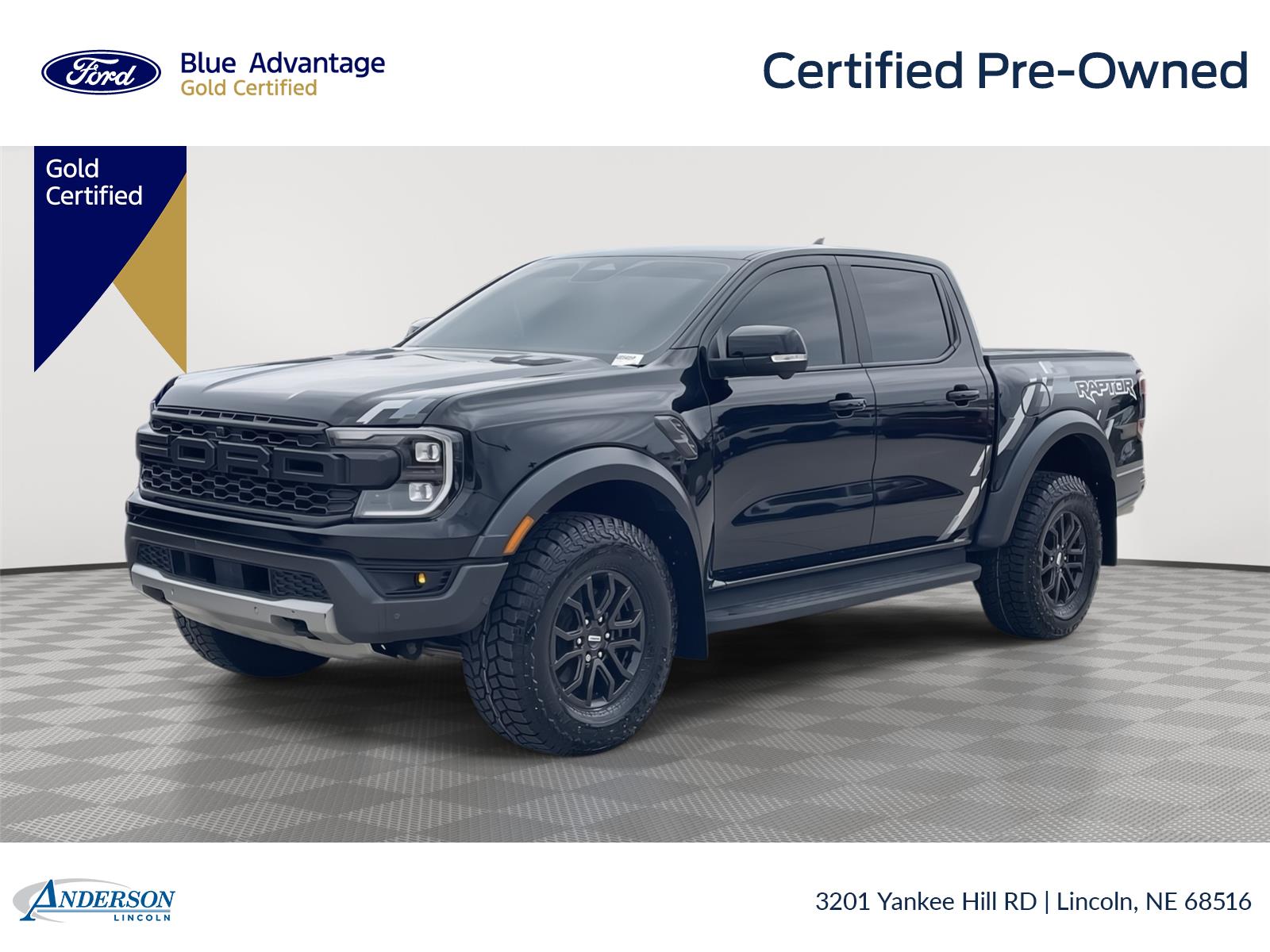 Certified 2024 Ford Ranger Raptor Crew Cab Short Bed Truck
