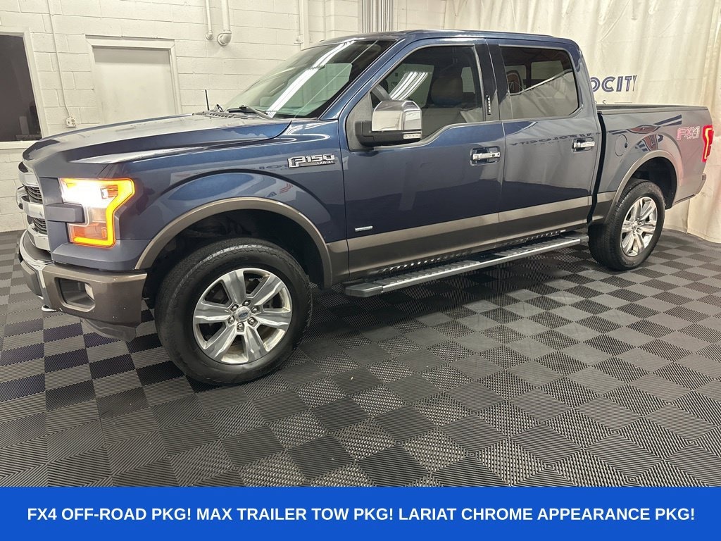 Used 2015 Ford F-150 Lariat Truck SuperCrew Cab