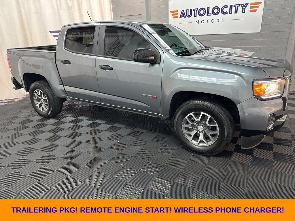 Used 2022 GMC Canyon 4WD AT4 w/Leather Truck Crew Cab