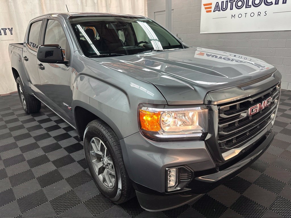Used 2022 GMC Canyon 4WD AT4 w/Leather Truck Crew Cab