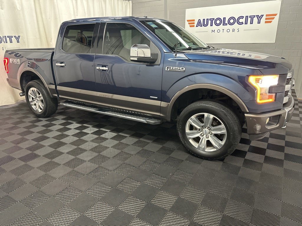 Used 2015 Ford F-150 Lariat Truck SuperCrew Cab