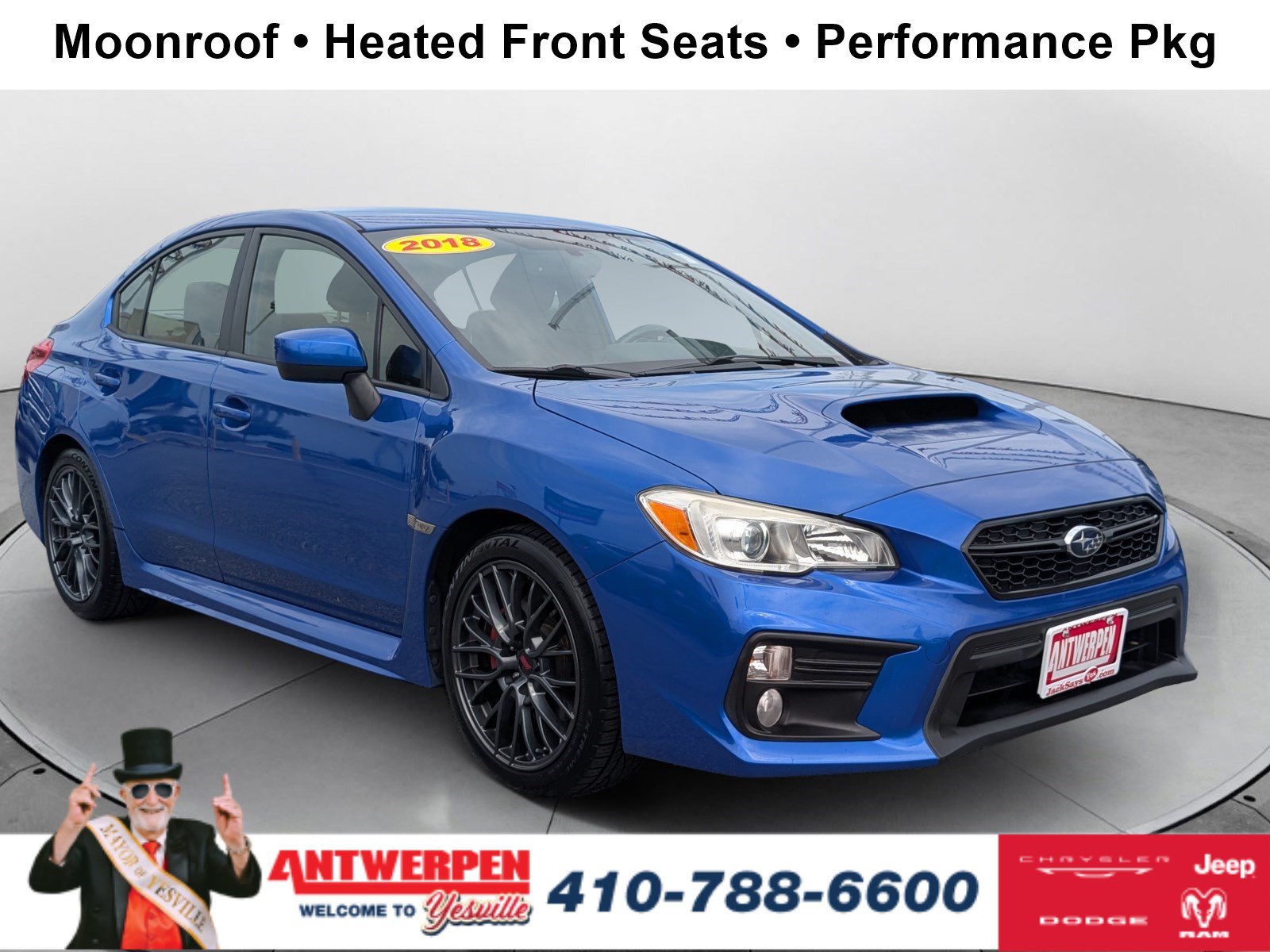 Used 2018 Subaru WRX Premium Premium Manual