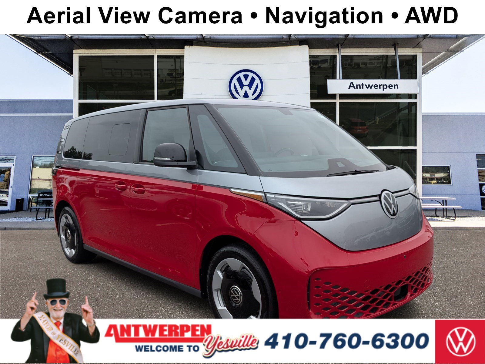 Used 2025 Volkswagen ID. Buzz Pro S Plus Pro S Plus 4MOTION w/Two-Tone