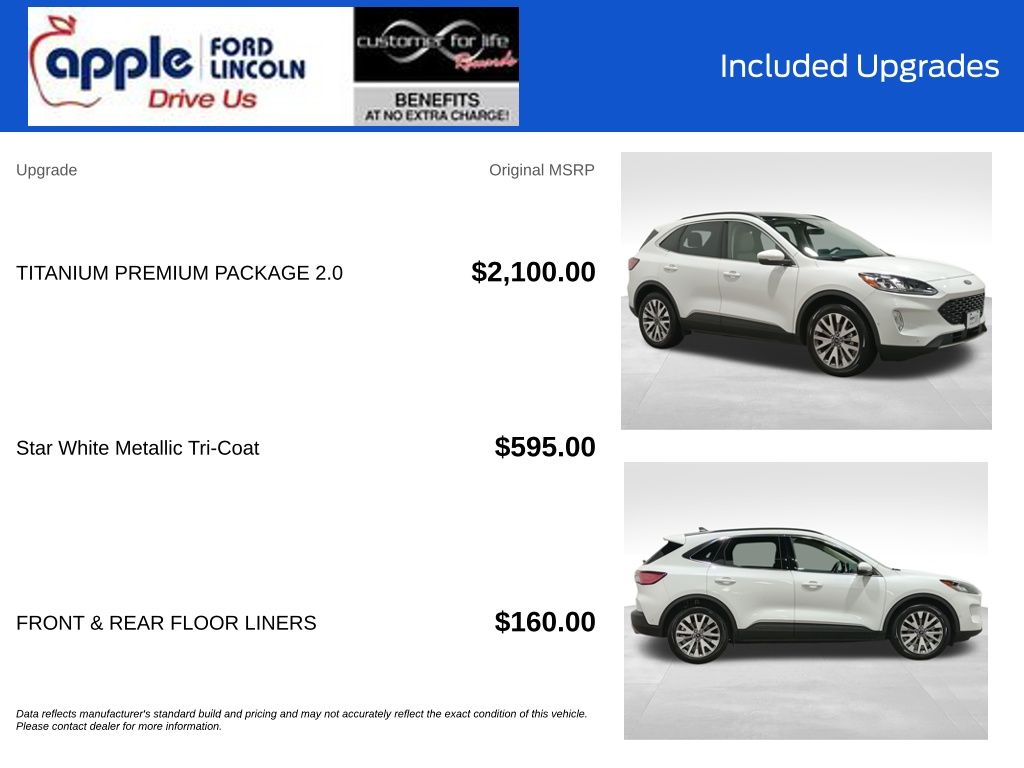 Certified 2020 Ford Escape Hybrid Titanium SUV