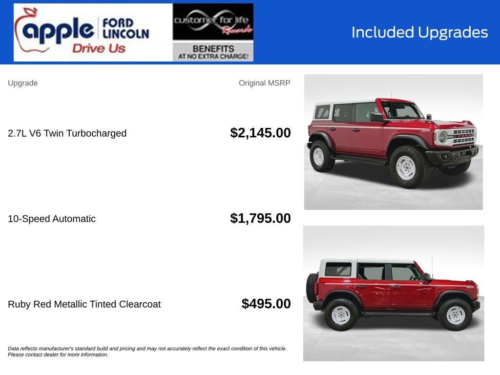 Certified 2025 Ford Bronco Heritage Edition SUV