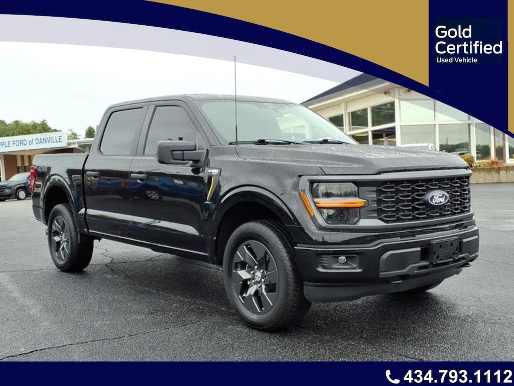 Certified 2025 Ford F-150 STX 4WD Supercrew 5.5 BO 4x4 STX SuperCrew 5.5 ft. SB
