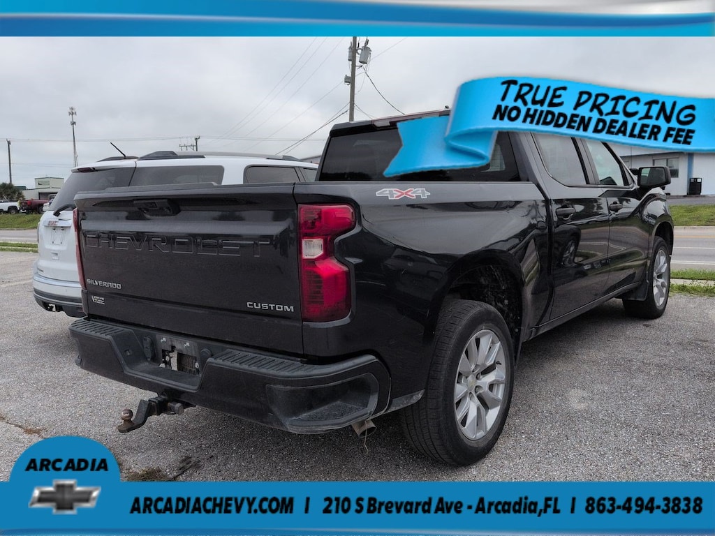 Used 2022 Chevrolet Silverado 1500 Custom 4WD Crew Cab 147 Custom