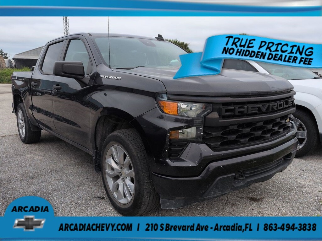 Used 2022 Chevrolet Silverado 1500 Custom 4WD Crew Cab 147 Custom