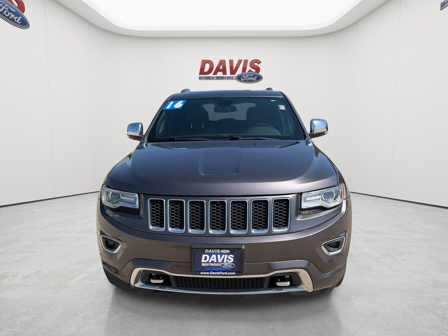 Used 2016 Jeep Grand Cherokee Overland with VIN 1C4RJFCG3GC337691 for sale in Wayne, NE