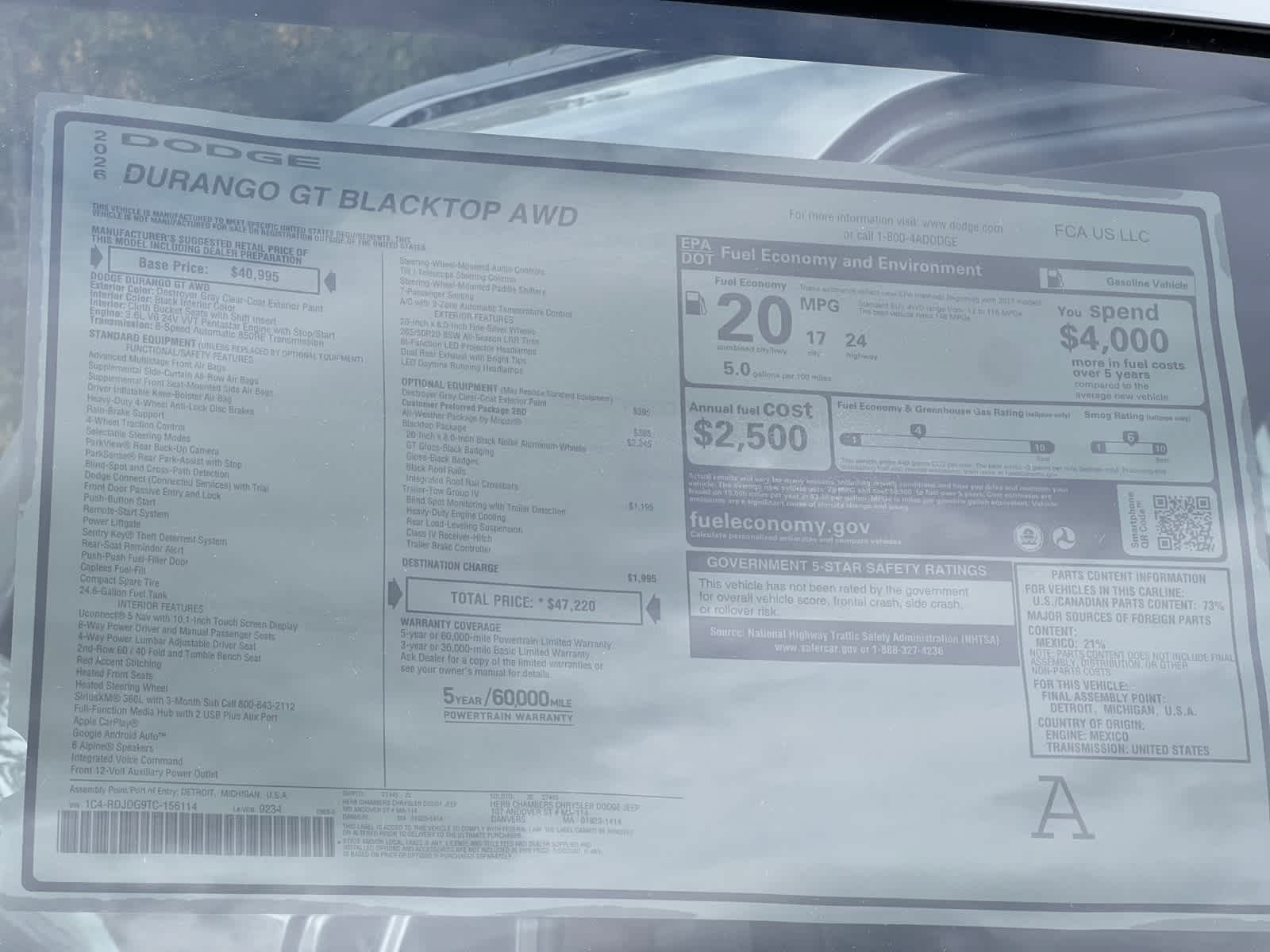 2026 Dodge Durango GT - Photo 14