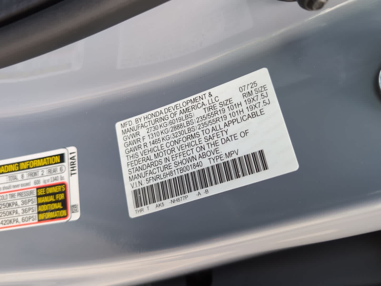 2026 Honda Odyssey Touring - Photo 21