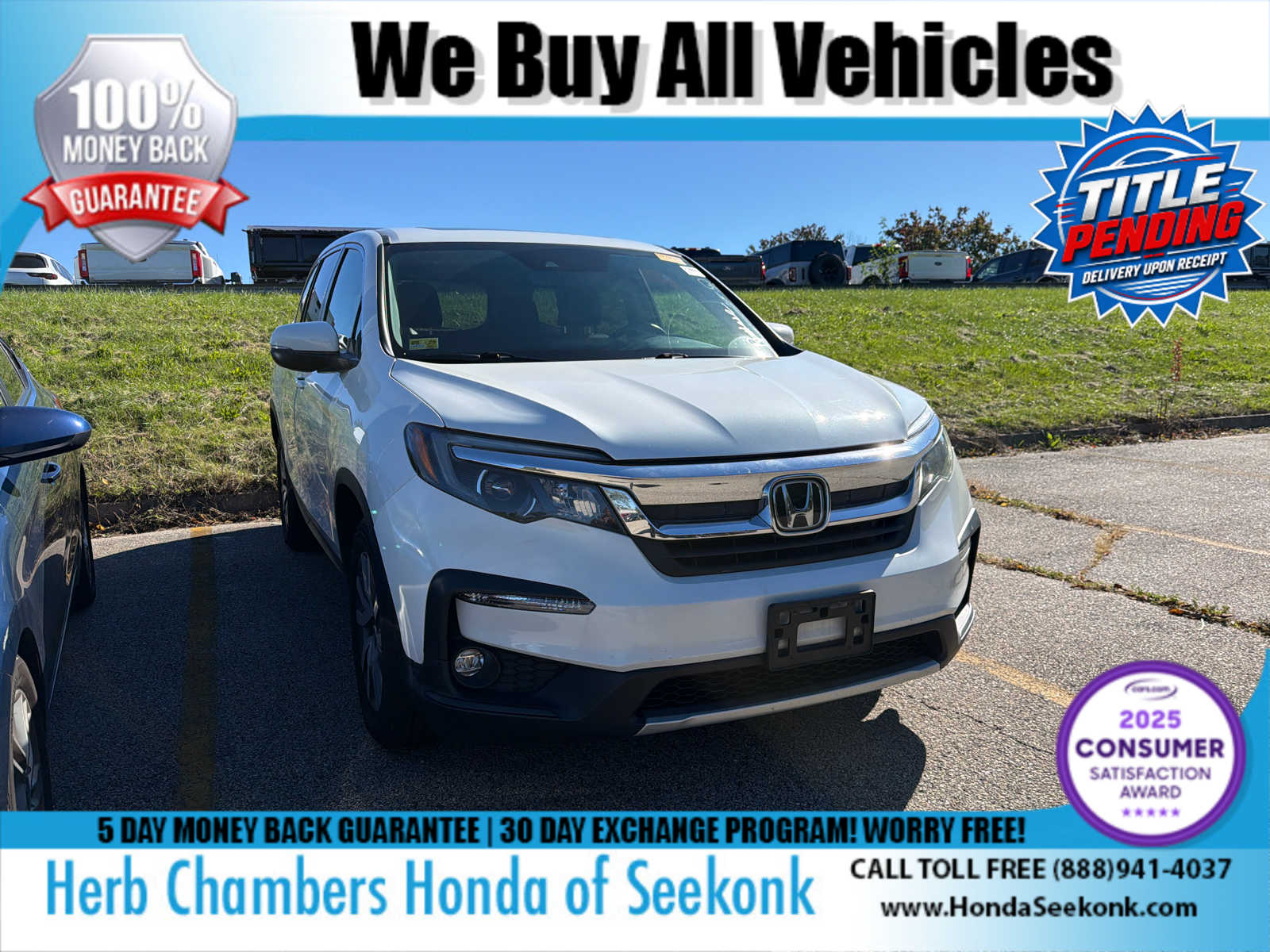 Used 2021 Honda Pilot EX-L AWD SUV