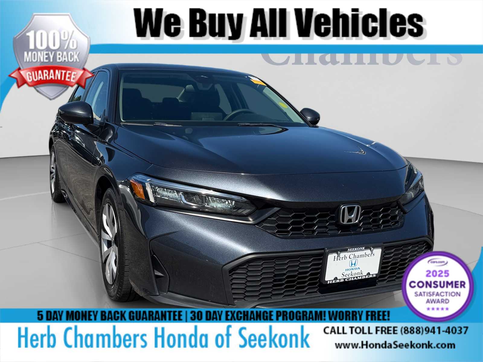 Used 2025 Honda Civic LX Sedan