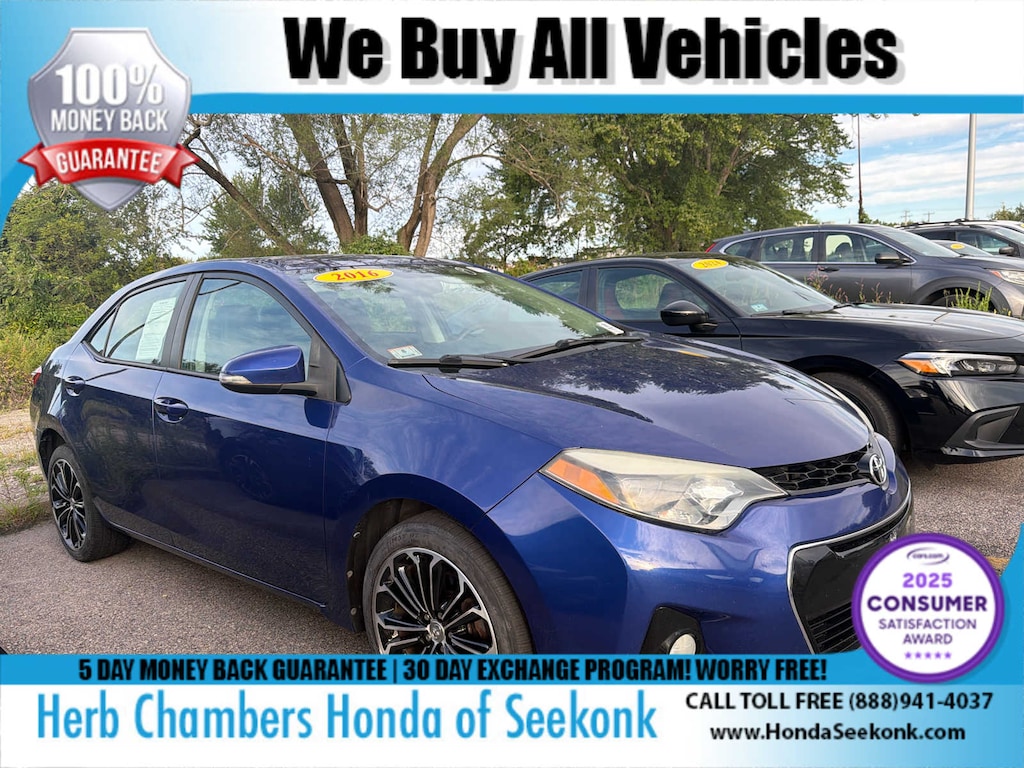 Used 2016 Toyota Corolla S Plus Sedan