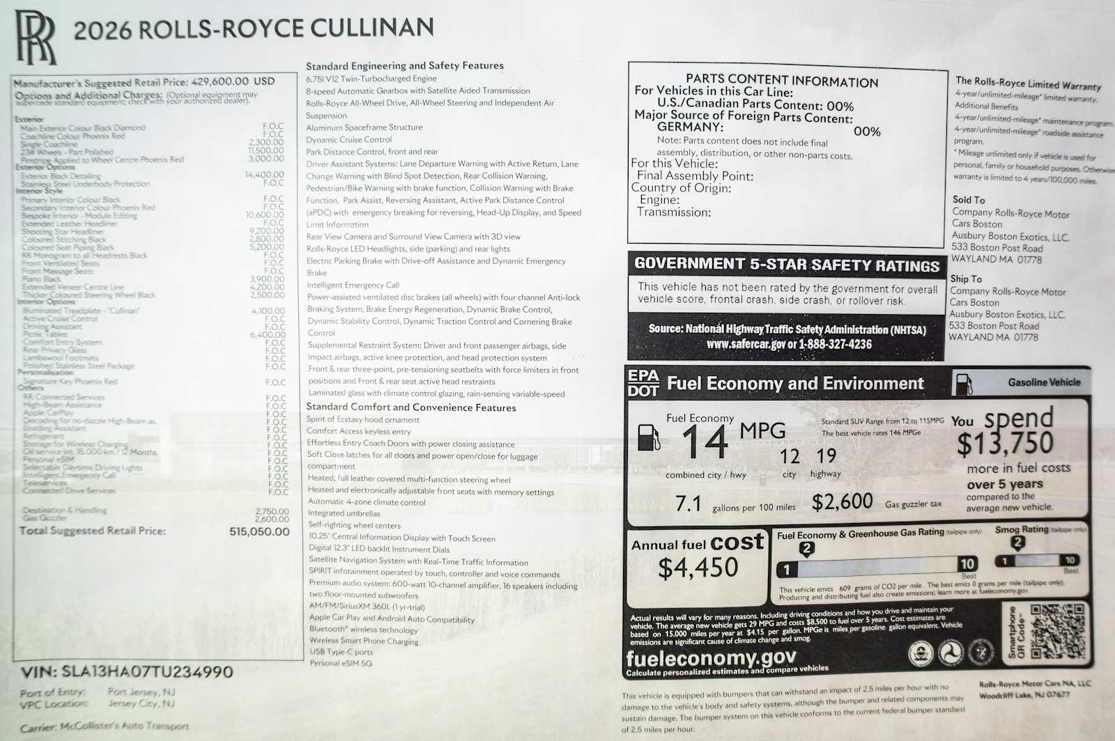 2026 Rolls-Royce Cullinan Base - Photo 58