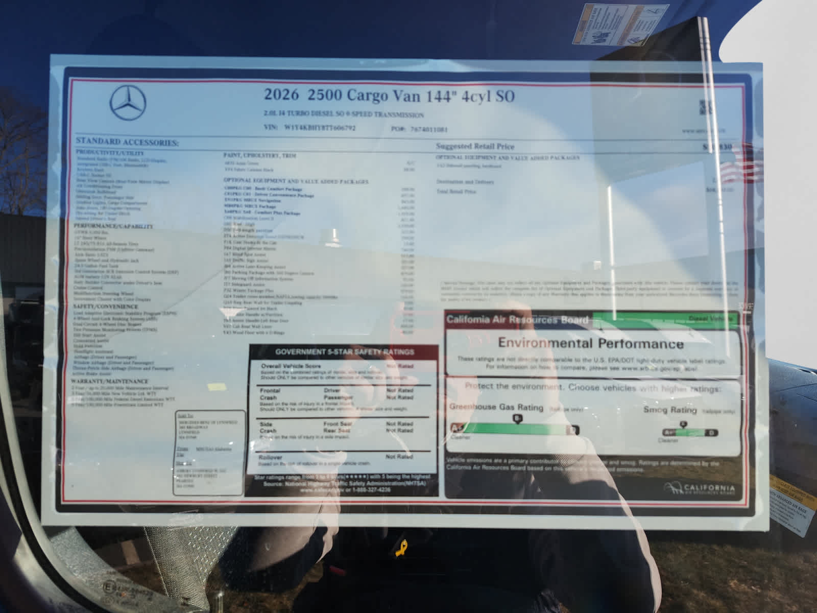 2026 Mercedes-Benz Sprinter Cargo Van Base - Photo 11