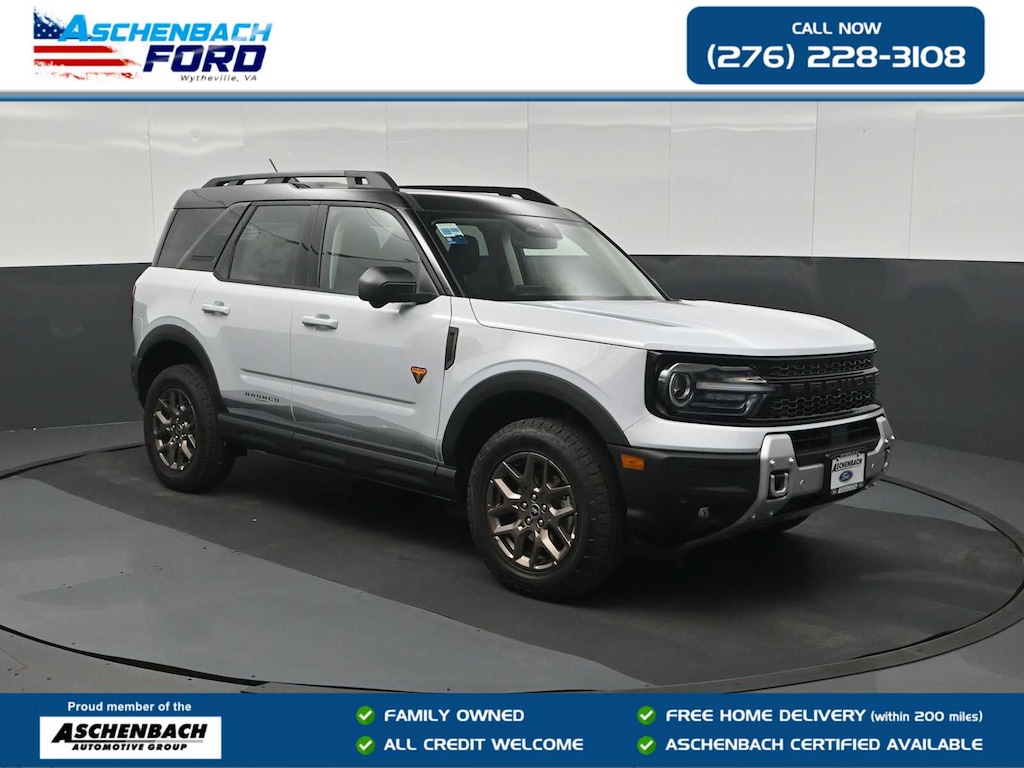 New 2026 Ford Bronco Sport Badlands 4x4