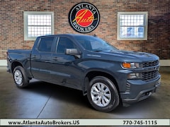 used 2021 Chevrolet Silverado 1500 Custom Truck Crew Cab for sale in atlanta