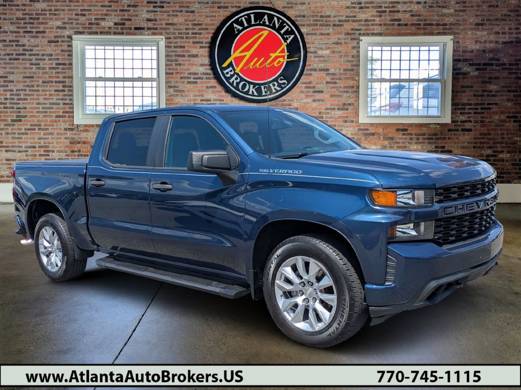 used 2019 Chevrolet Silverado 1500 Custom Truck Crew Cab for sale in atlanta