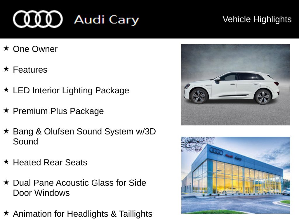 Used 2024 Audi Q8 e-tron Premium Plus SUV