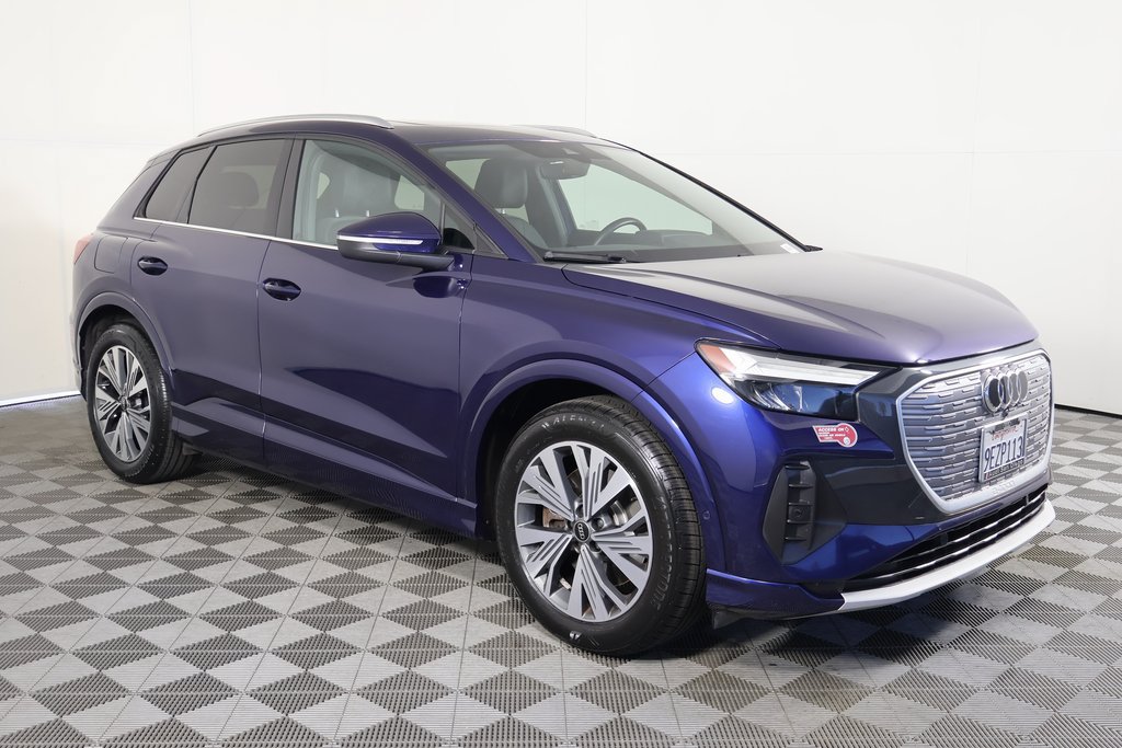Certified 2023 Audi Q4 e-tron Premium Plus with VIN WA1BCBFZ0PP023727 for sale in Escondido, CA