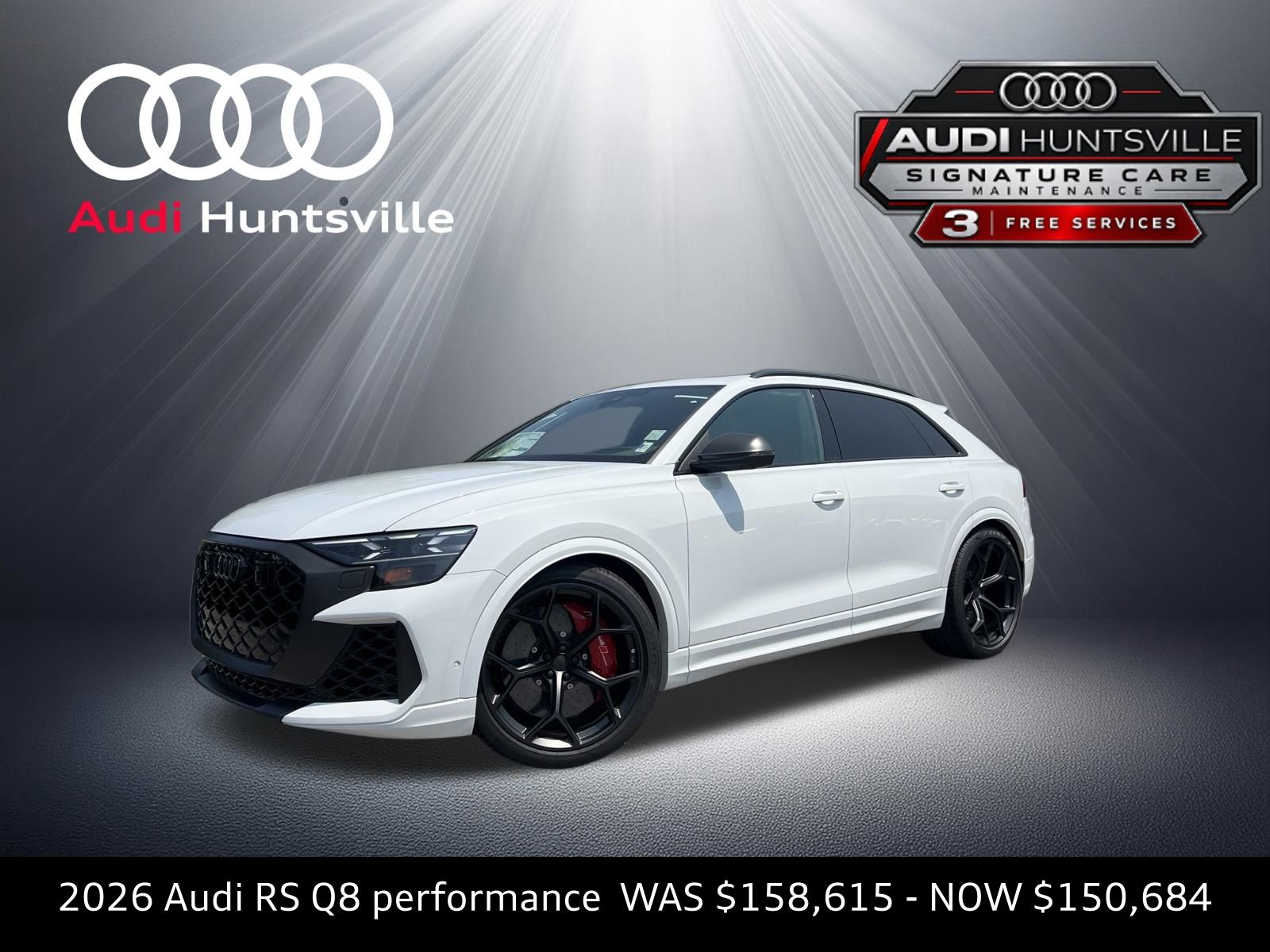 New 2026 Audi RS Q8 Performance 4.0T SUV