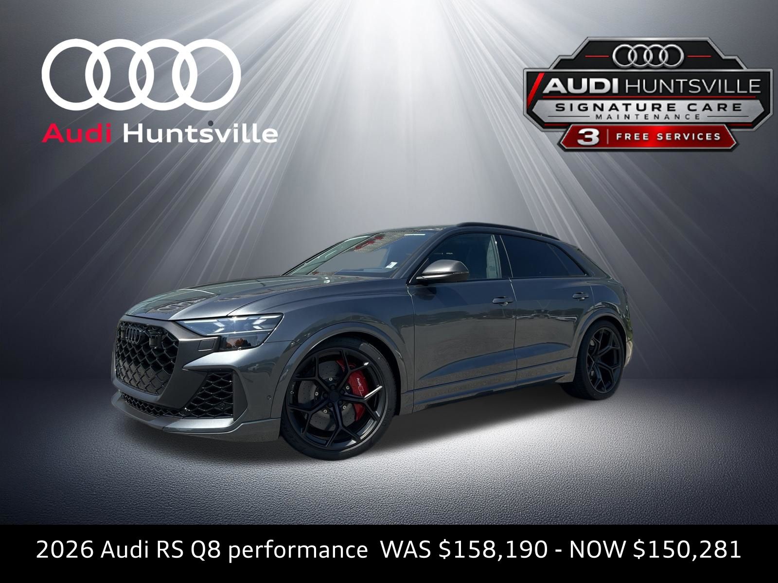 New 2026 Audi RS Q8 Performance 4.0T SUV