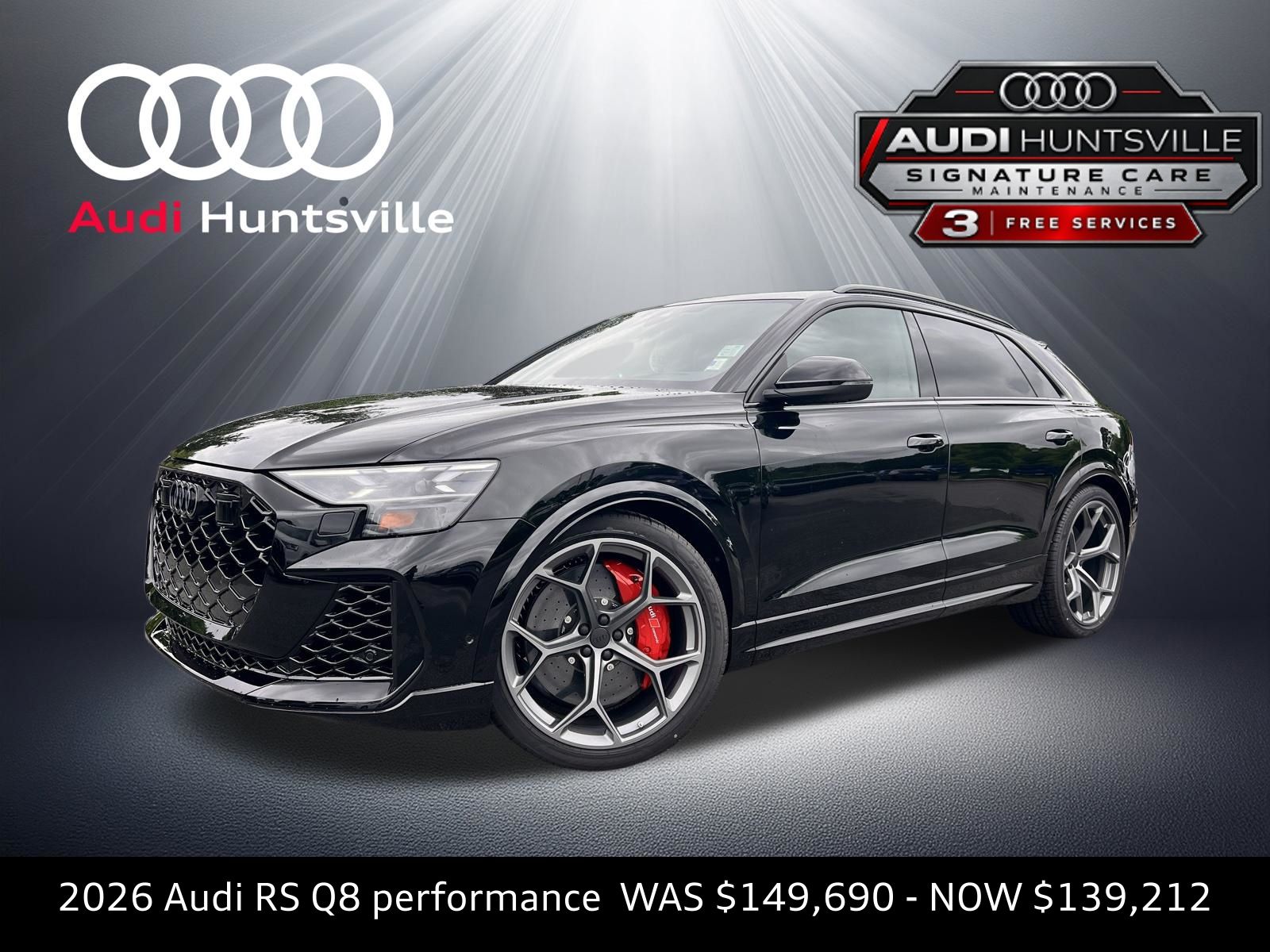New 2026 Audi RS Q8 Performance 4.0T SUV