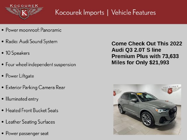 Used 2022 Audi Q3 Premium Plus SUV