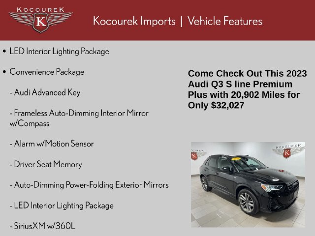 Used 2023 Audi Q3 Premium Plus SUV