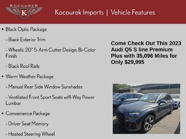 Used 2023 Audi Q5 45 S line Premium SUV
