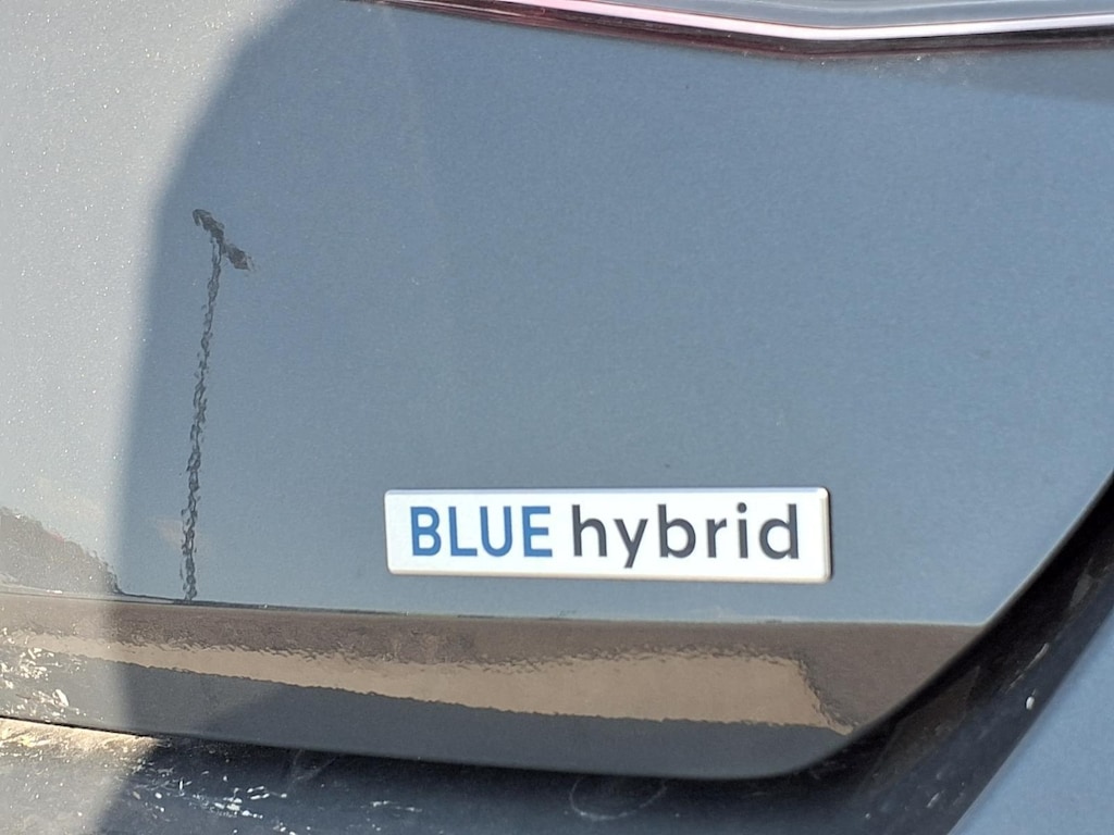 New 2026 Hyundai Elantra Hybrid Blue Sedan