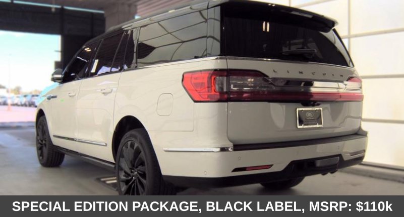 Used 2021 Lincoln Navigator L Black Label