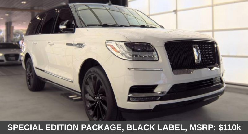 Used 2021 Lincoln Navigator L Black Label