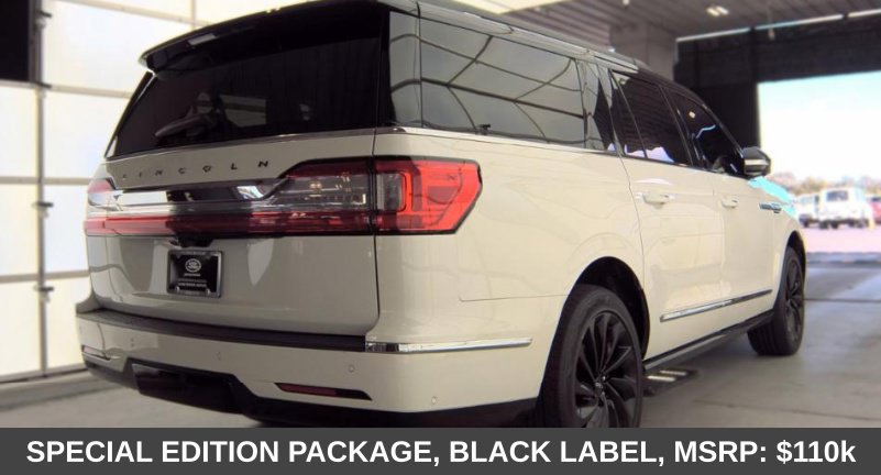 Used 2021 Lincoln Navigator L Black Label