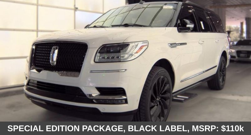 Used 2021 Lincoln Navigator L Black Label