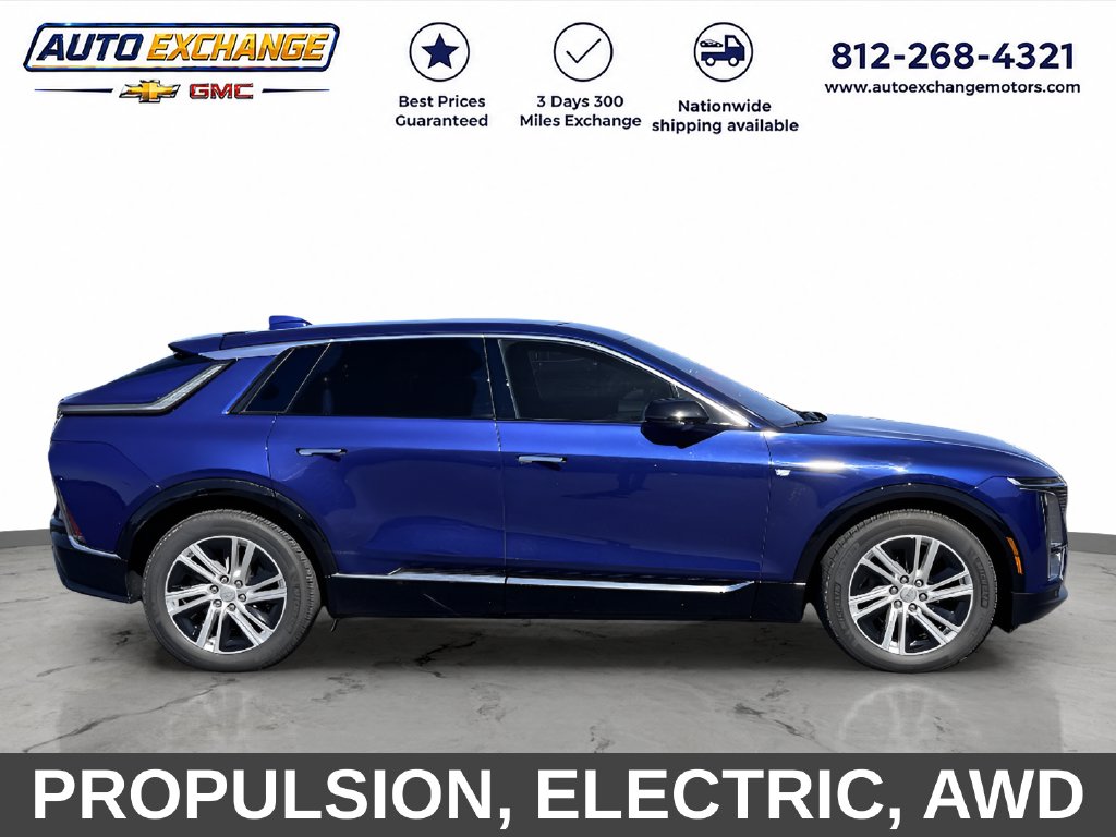 Used 2024 Cadillac LYRIQ Tech with VIN 1GYKPMRL9RZ135974 for sale in Sullivan, IN